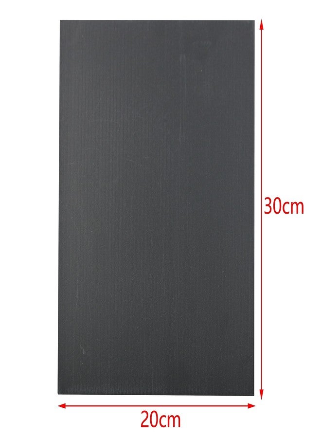 TAODAN 5pcs Corrugated Plastic Sheets Black Waterproof Sign Blank Board 20cmx30cmx0.3mm - Image 3